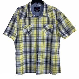 Ecko Unlimited Men's Plaid Button Down Shirt 3XL